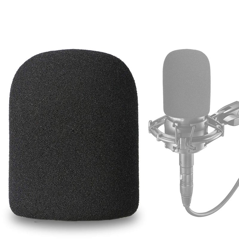 SUNMON غطاء زجاج أمامي SUNMON AT2035 - فلتر صوت مثالي من رغوة لتقنية ميكروفون Audio Technica AT2035 للحصول على صوت نظيف - Image 1